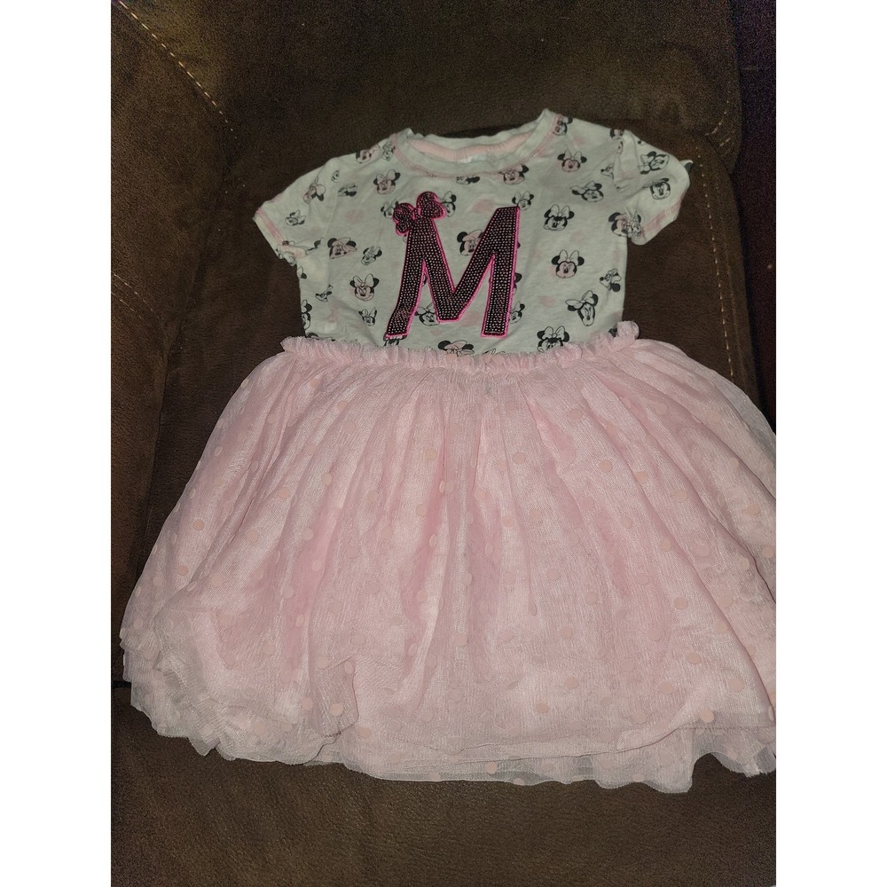 Disney store minnie mouse pink dress size 5‎ 6